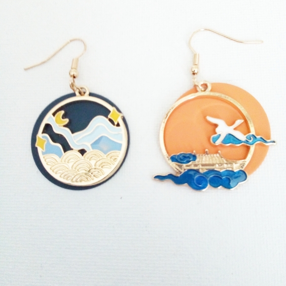 Jewelry - New Beautiful Outdoor Veiw Circle Earrings